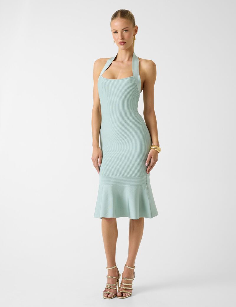 Marciano halter-neck midi dress