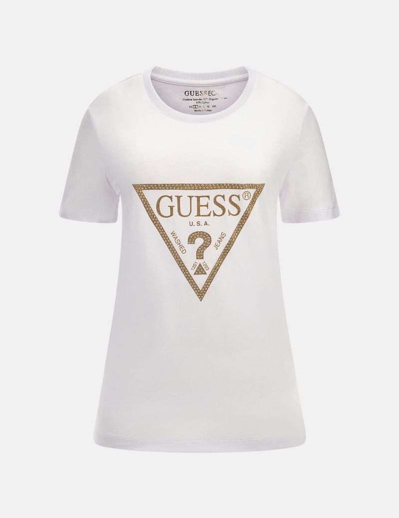 Triangle Logo Stretch T-Shirt