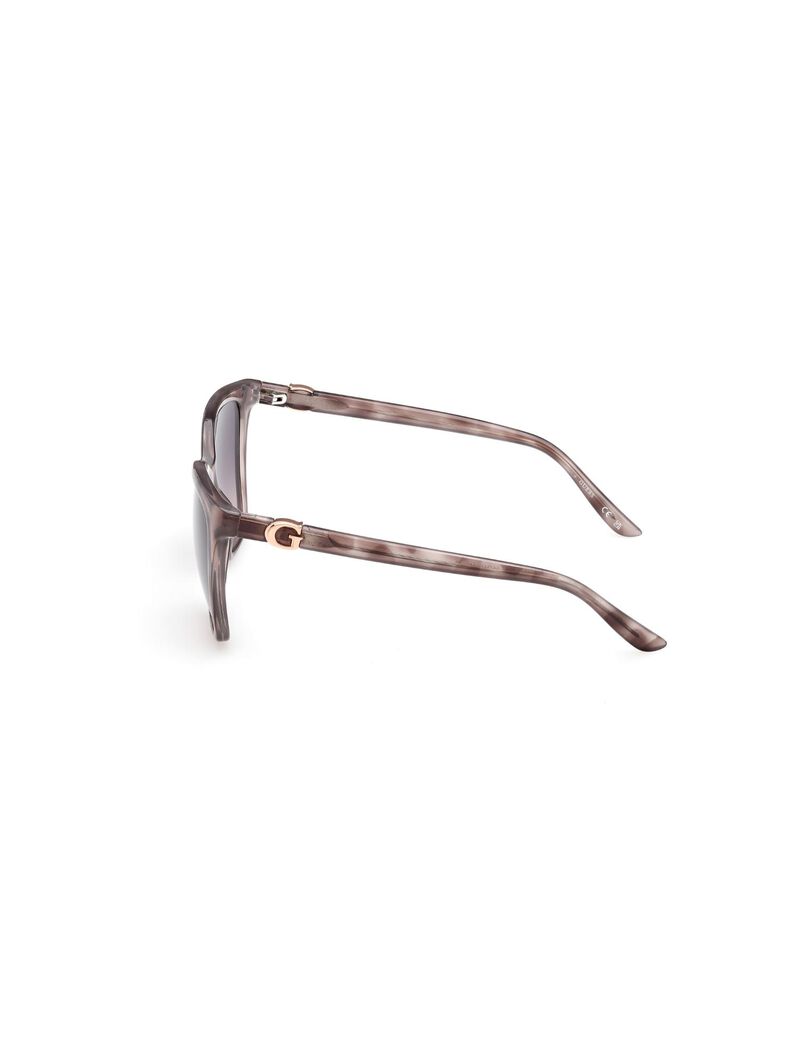Square gradient grey smoke sunglasses