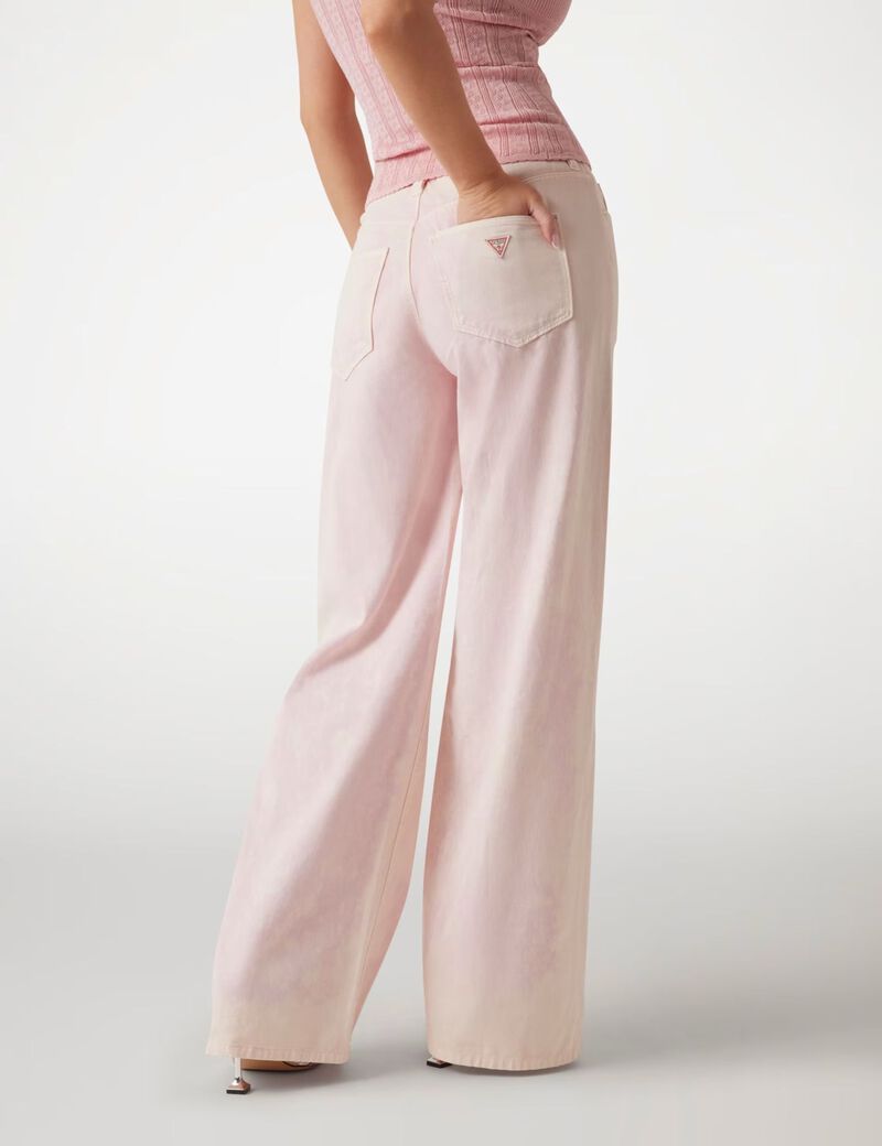 Bellflower wide-leg twill pants