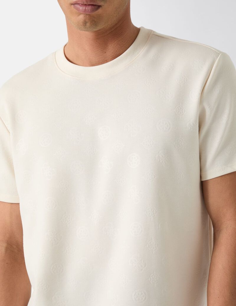 Embossed logo shirt