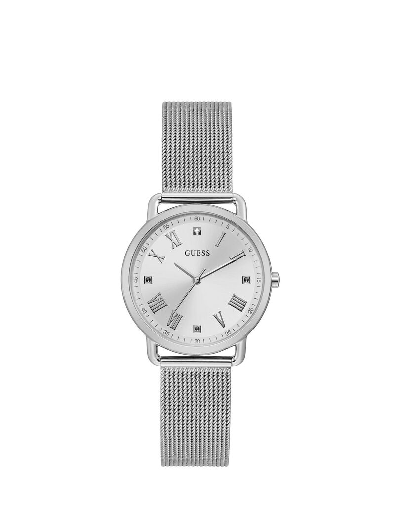 Silver Mesh Watch