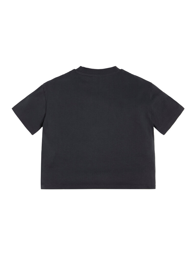 Triangle logo crop t-shirt