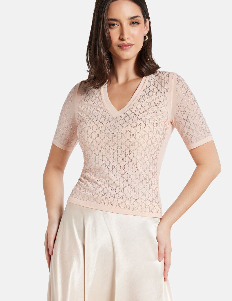 Aria 3/4 sleeve V neck top