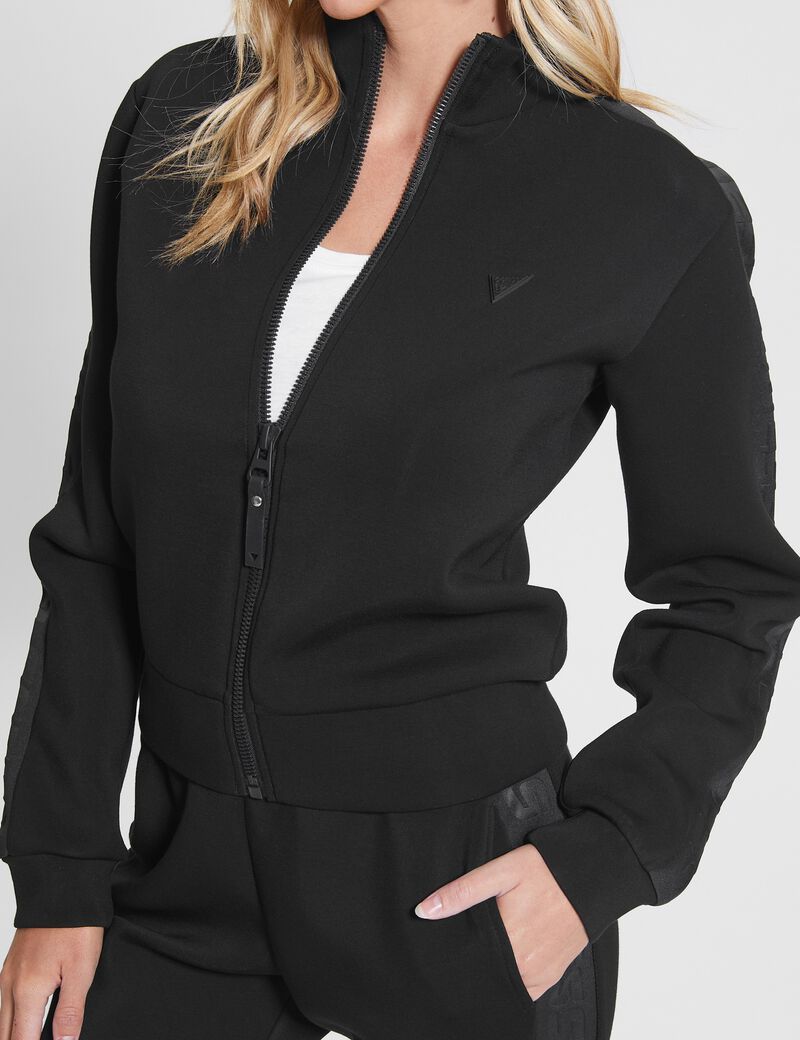 Front zip sweatshirt
