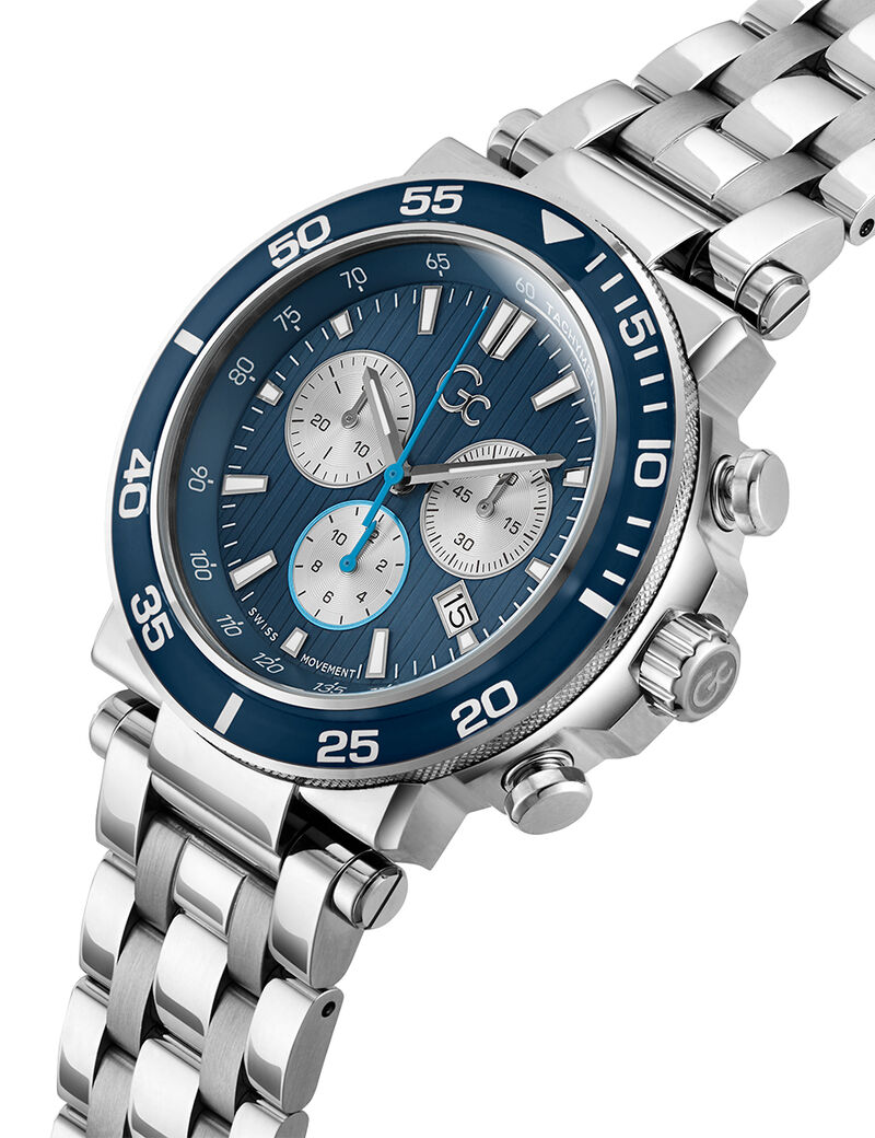 guess gc one sport chrono metal