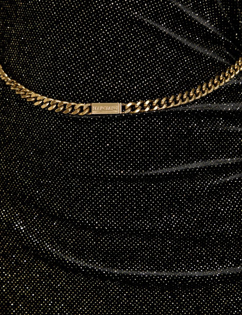 Marciano velvet long dress