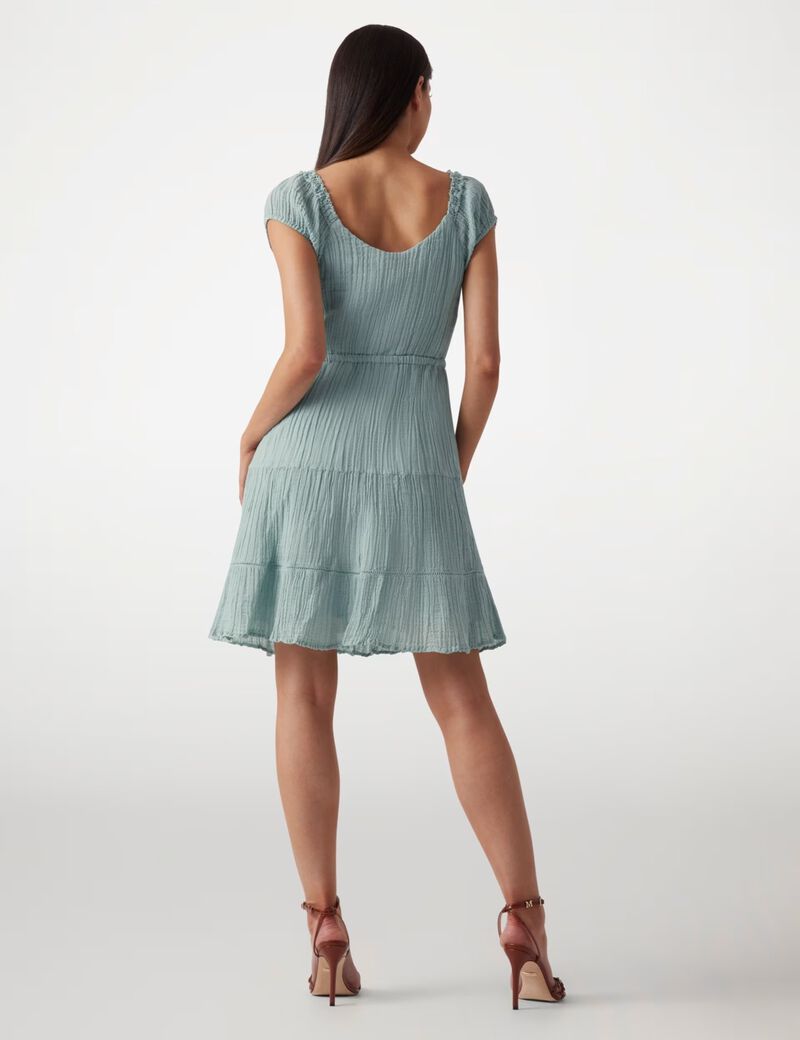 A-line gauze dress
