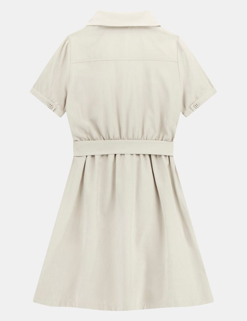 Poplin midi dress