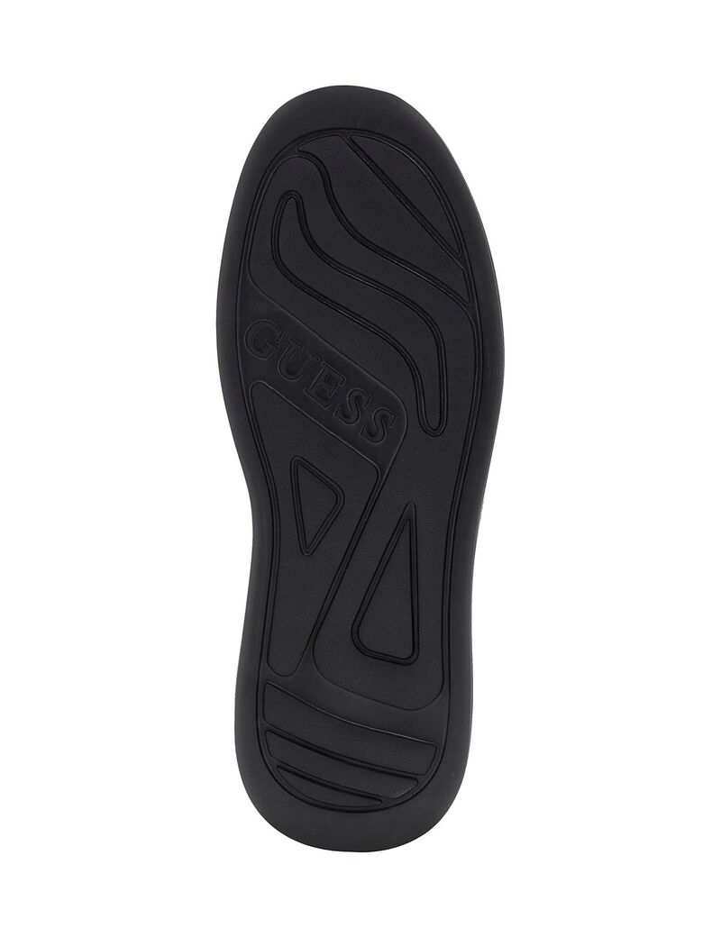 Elba leather-blend sneaker