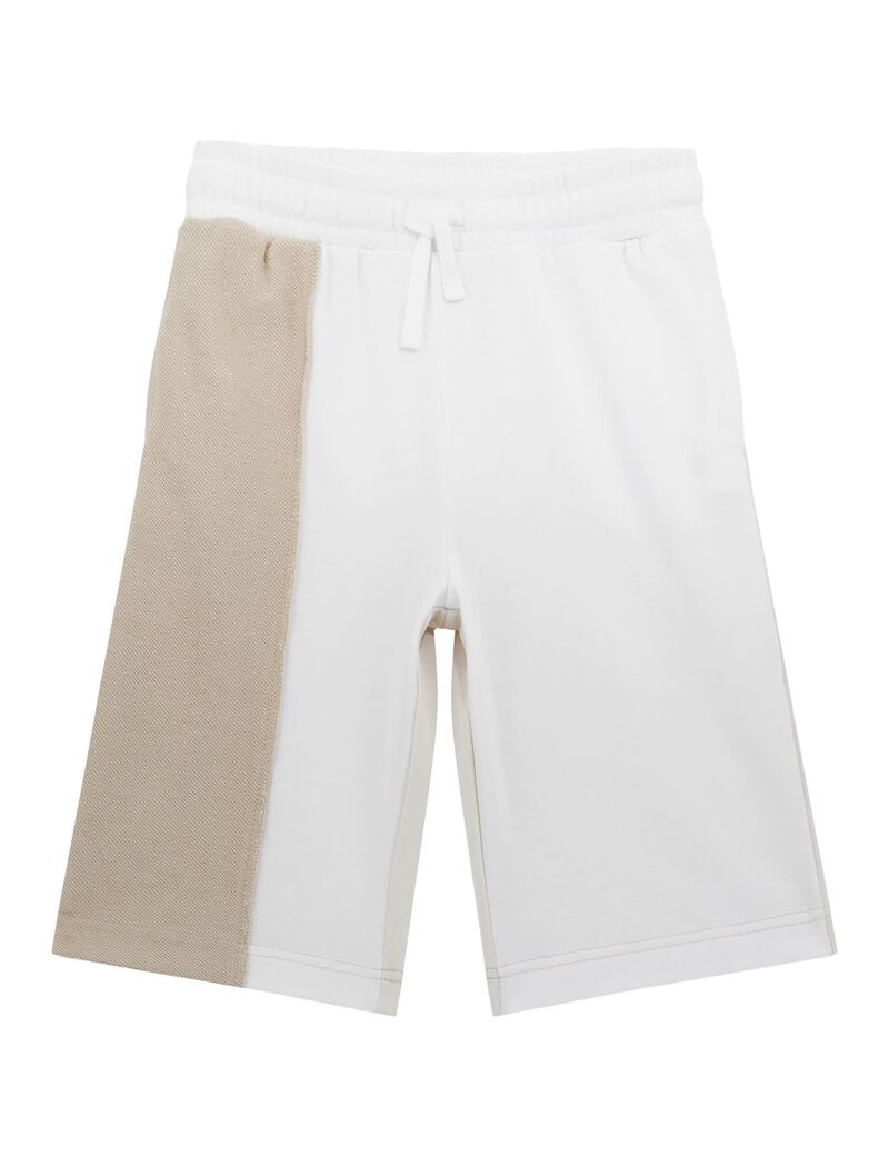 Color block oversize shorts