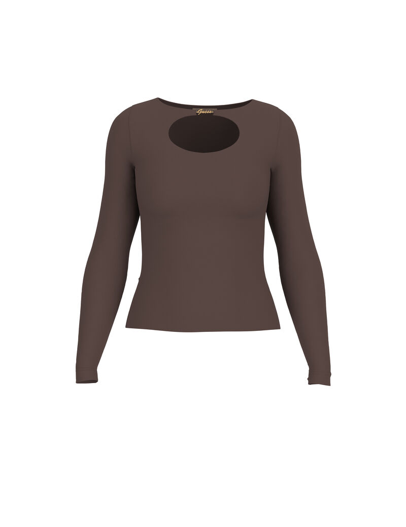 Cut-out stretch top