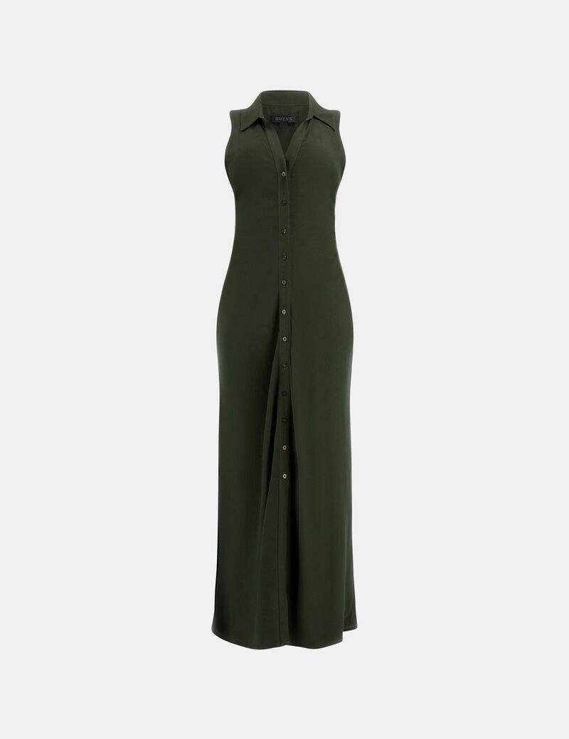 Button-up long dress