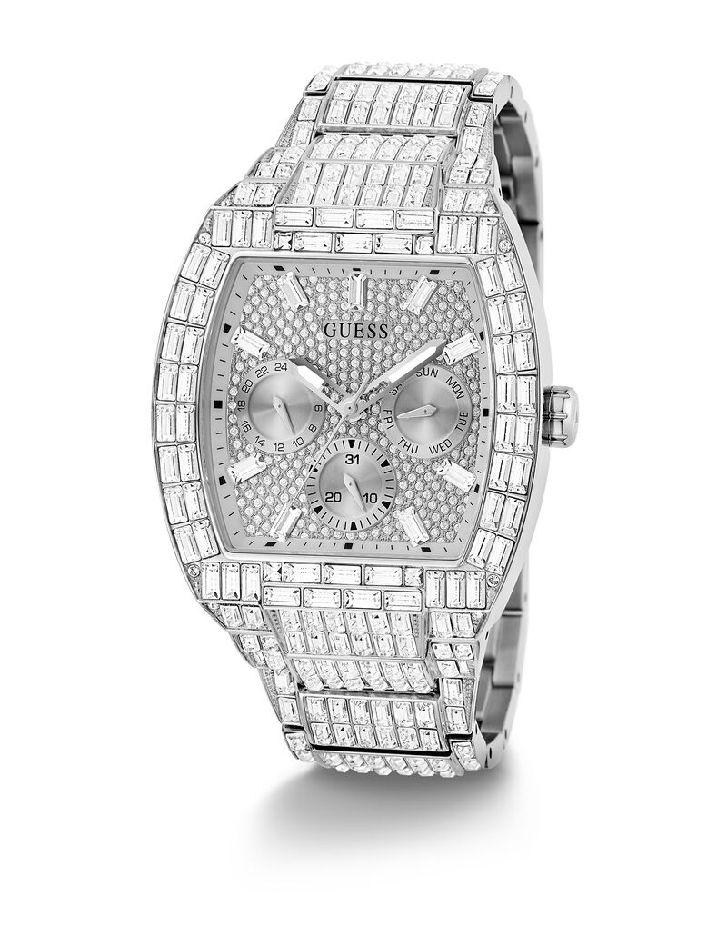 Silver Tone Multi-function Watch