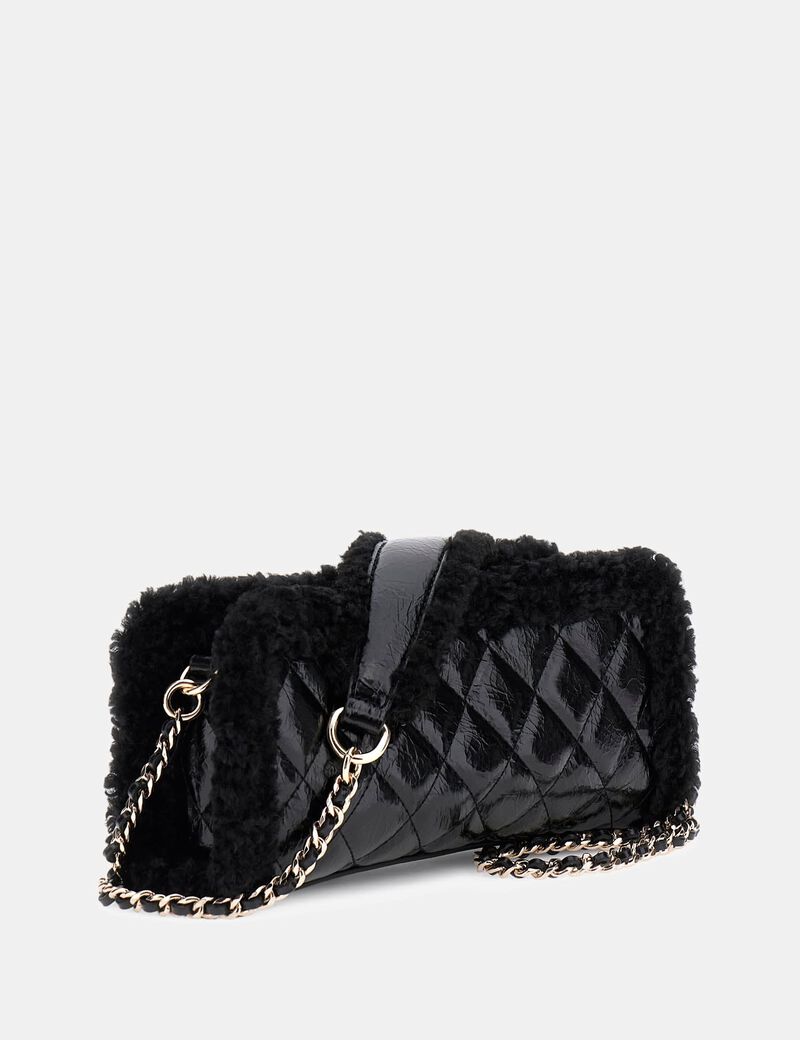 Cristi faux fur crossbody bag