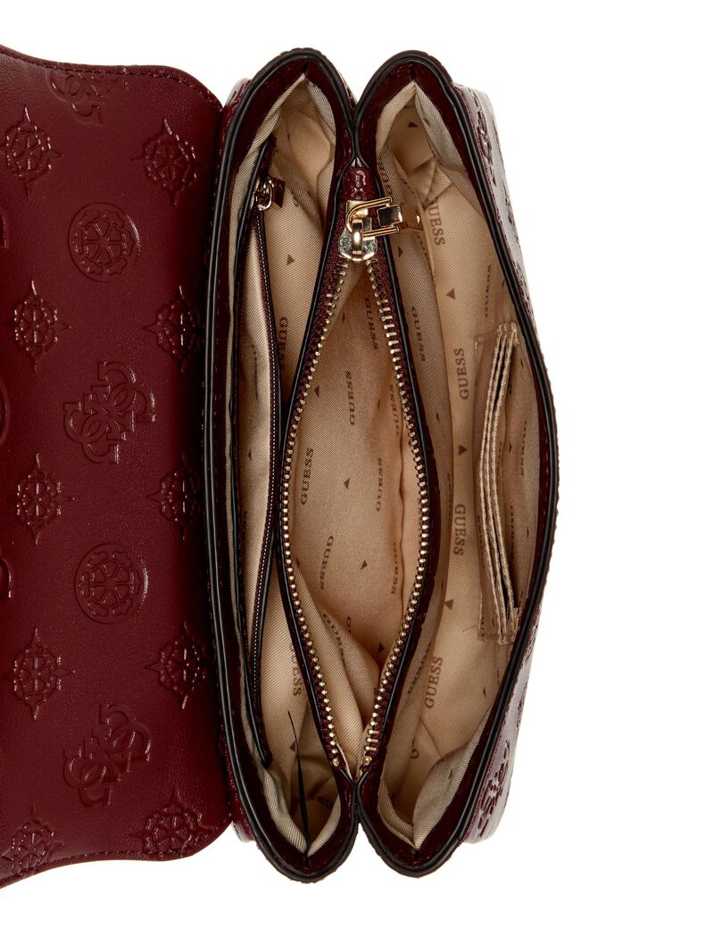 Tisha 4G peony logo handbag