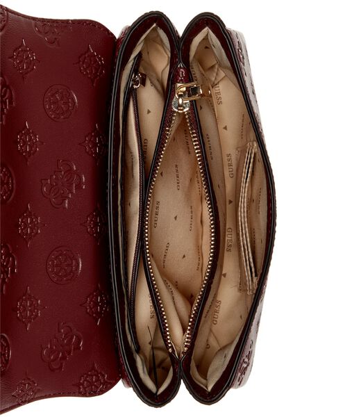 Tisha 4G peony logo handbag