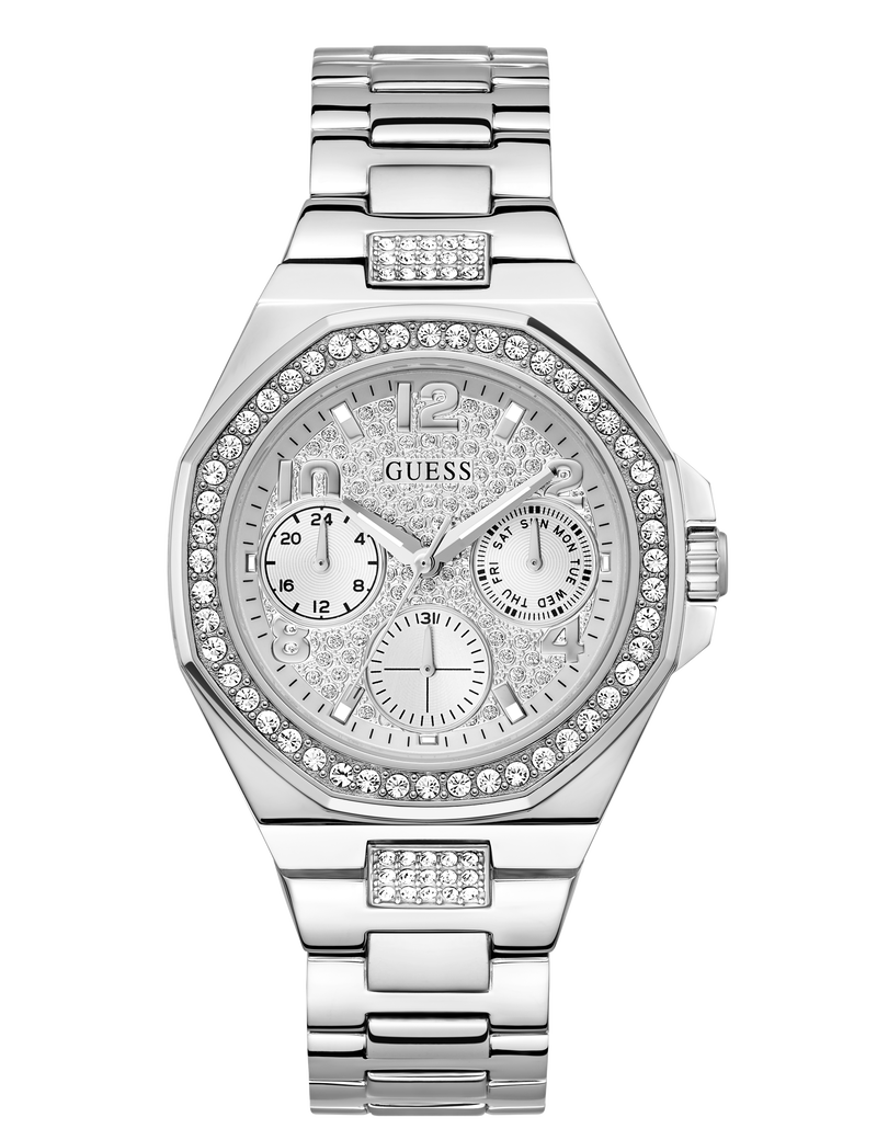 Ladies Silver Tone Multi-function Watch