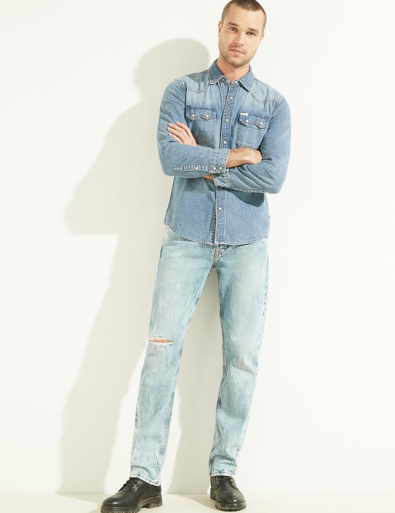 Regular Fit Denim Shirt
