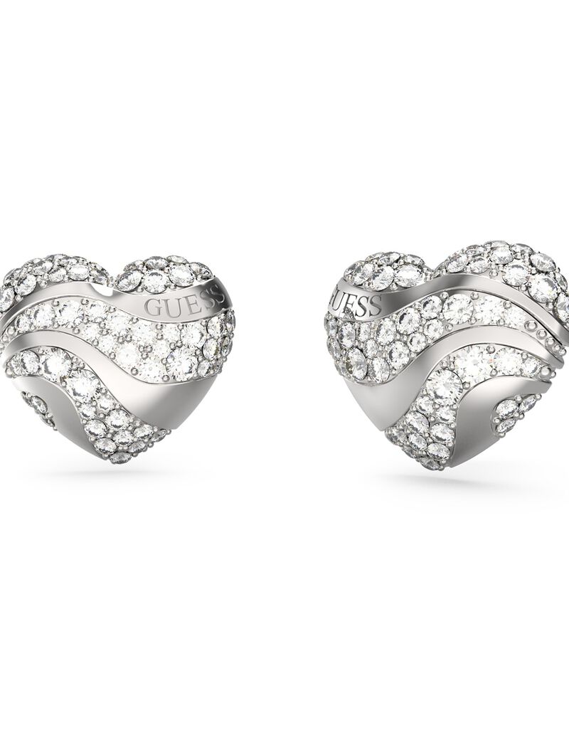 13mm Heart Waves Studs