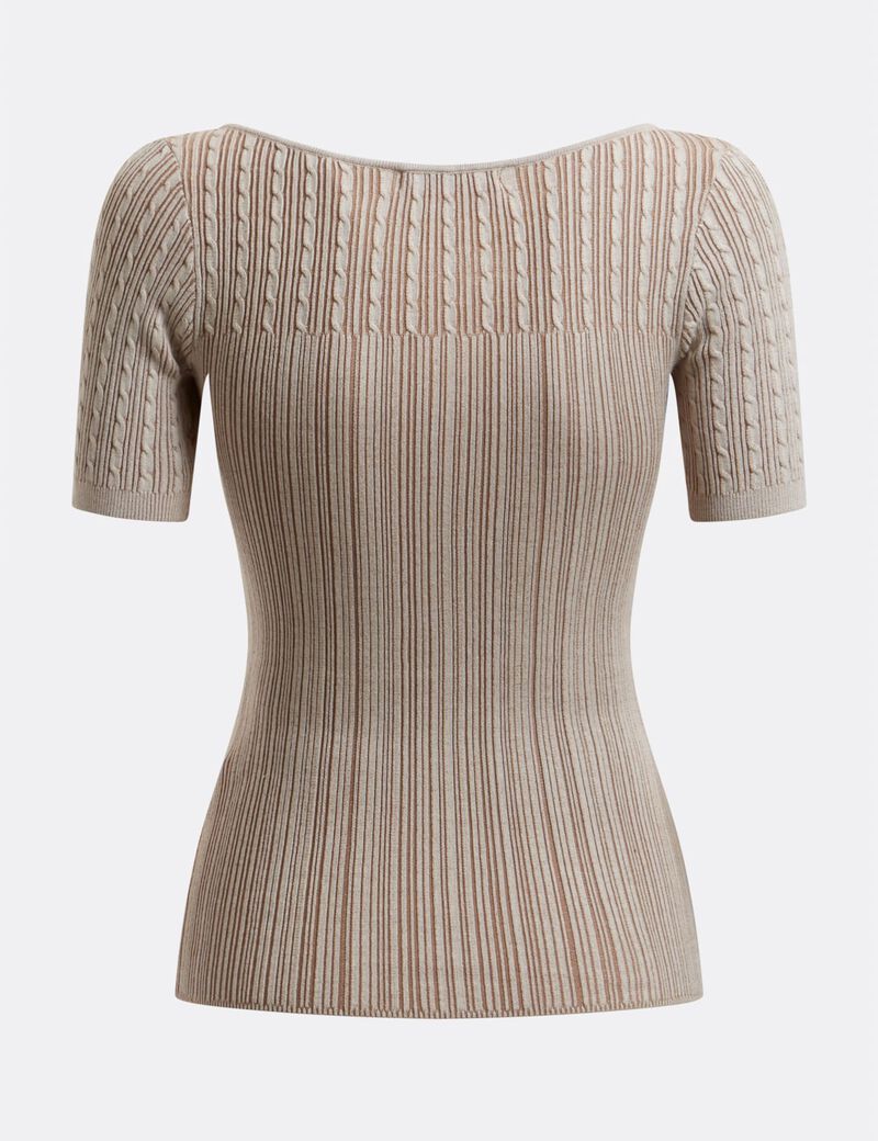 Viscose Blend Sweater Top