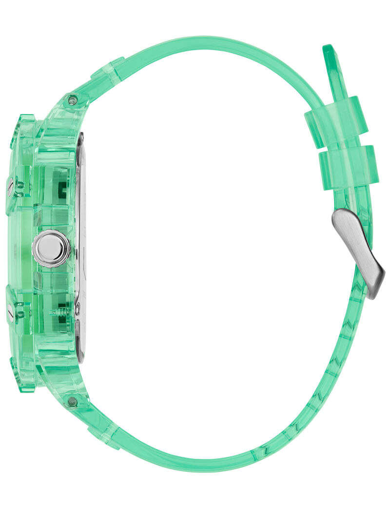 guess mens eco friendly green multi function watch
