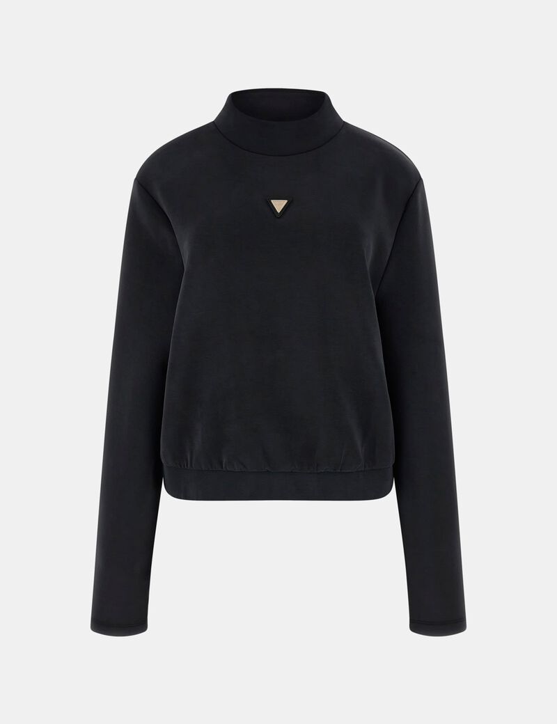 High neck sweatshirt