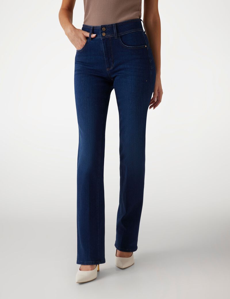 Shape up straight denim pant