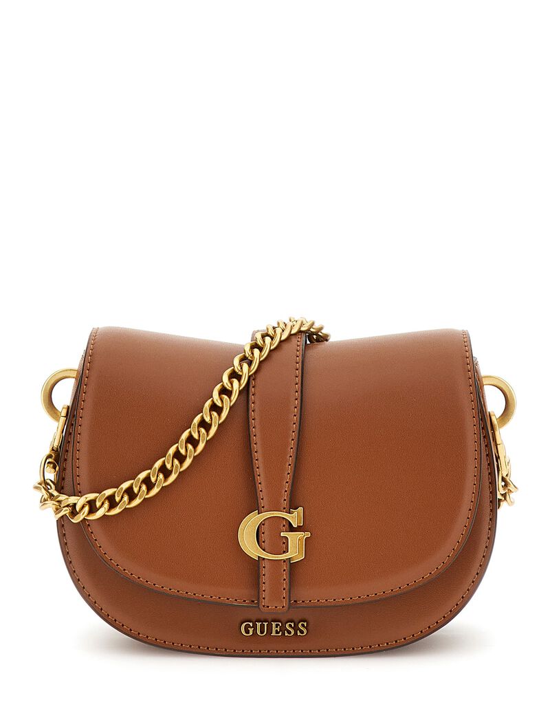 Guess Crossbody Bag Brown Shop GUESS Kuba Mini Crossbody, Brown