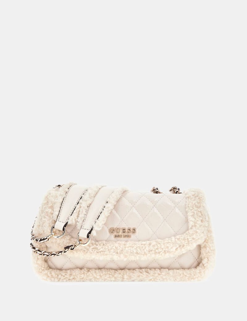 Cristi faux fur mini crossbody bag