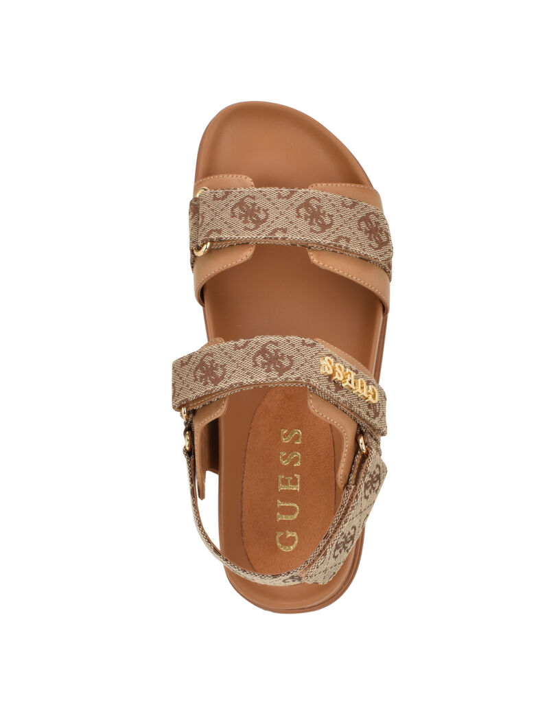 Florizy Embellished Sandal with a Hook and Loop Closure