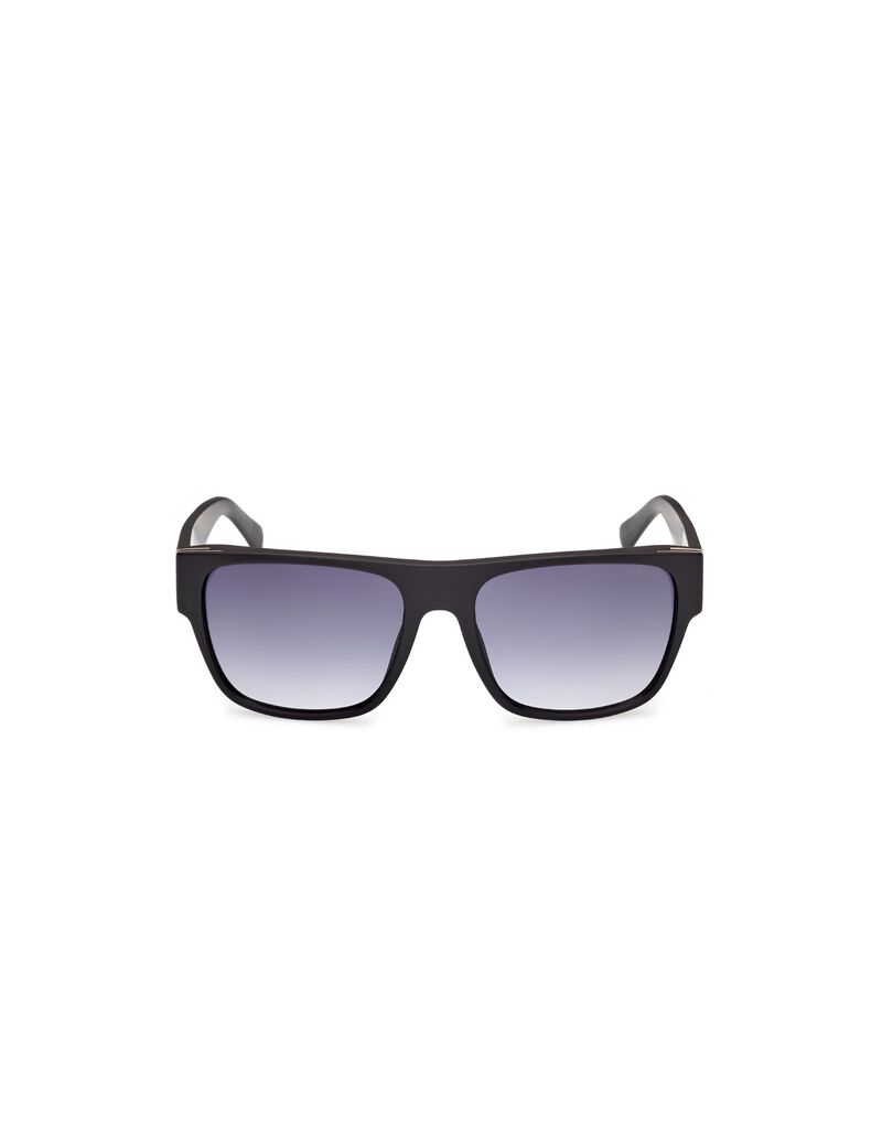 Square gradient smoke sunglasses