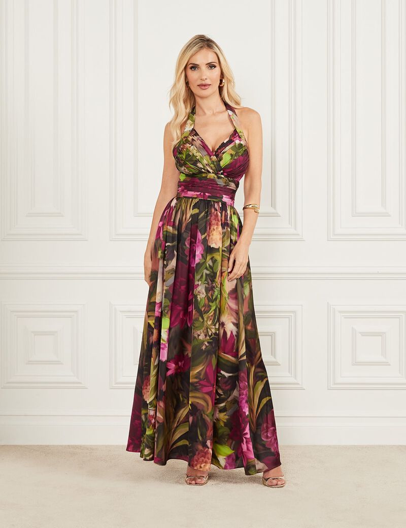 Marciano floral print long dress