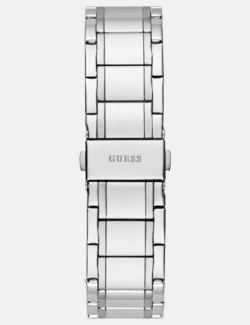 Stainless steel analogue watch