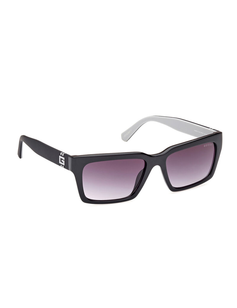 Rectangular Full Rim Sunglasses