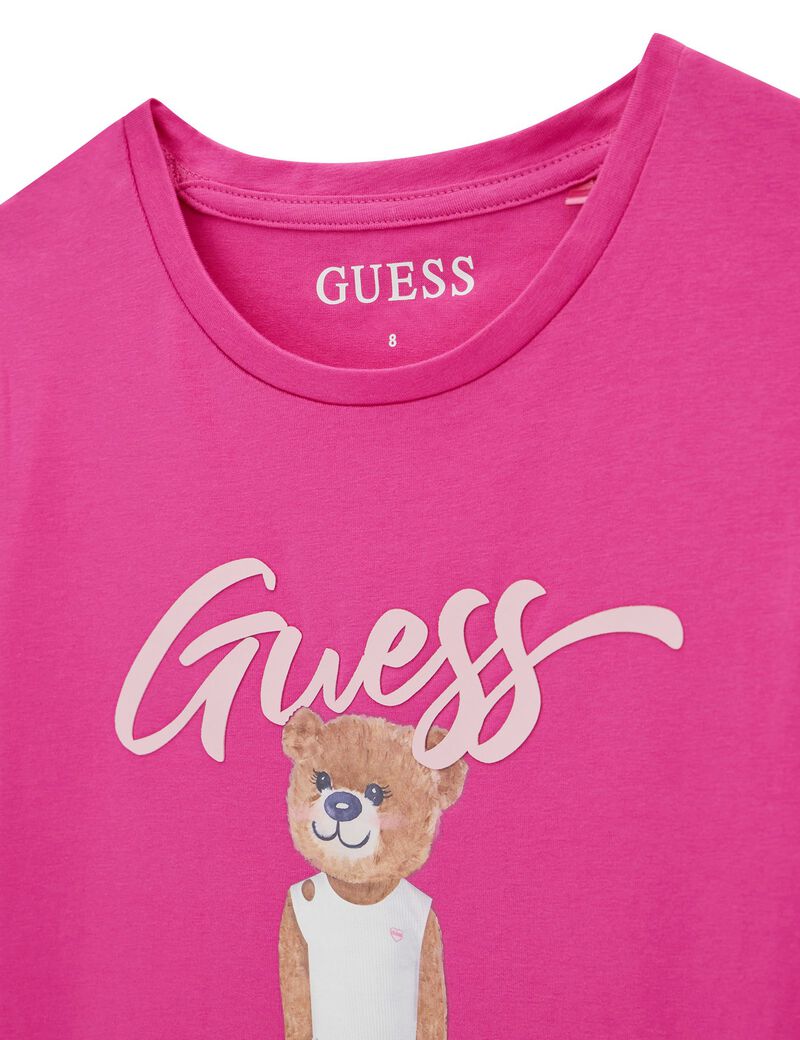 guess teddy bear t shirt
