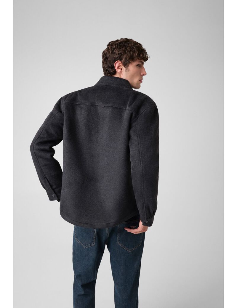 guess padded wool jacket