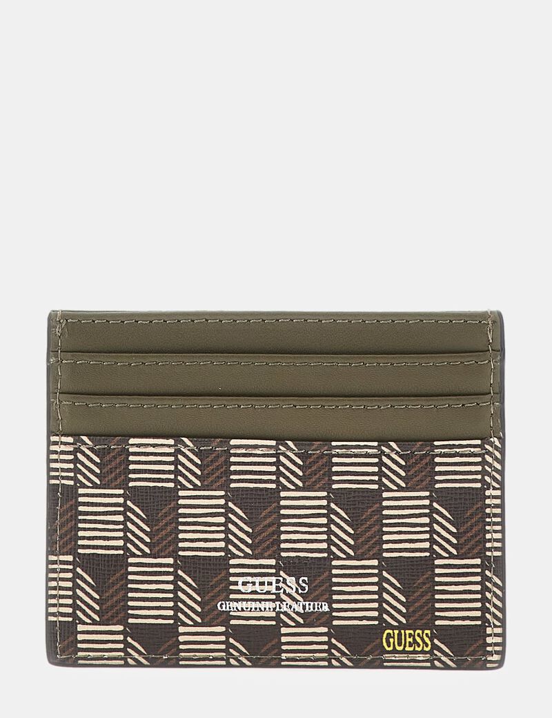 Mito geometric print card holder