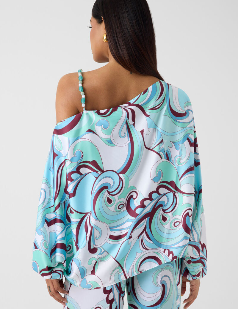 جيس marciano one shoulder blouse