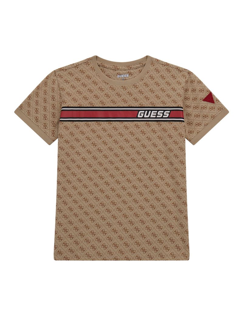 4G logo print stretch t-shirt