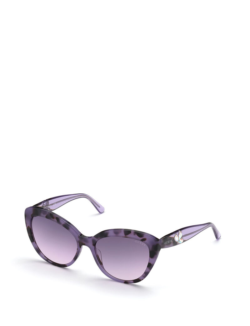 Coloured Cat-Eye Sunglasses
