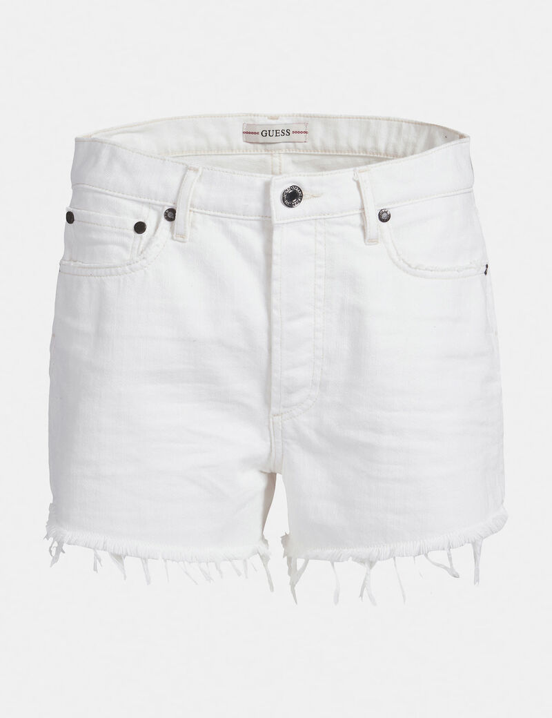 Skinny Fit Denim Shorts