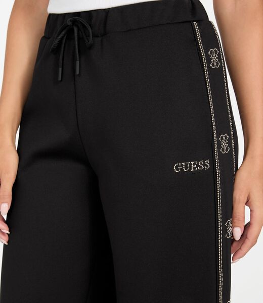 Wide-leg palazzo sweatpants