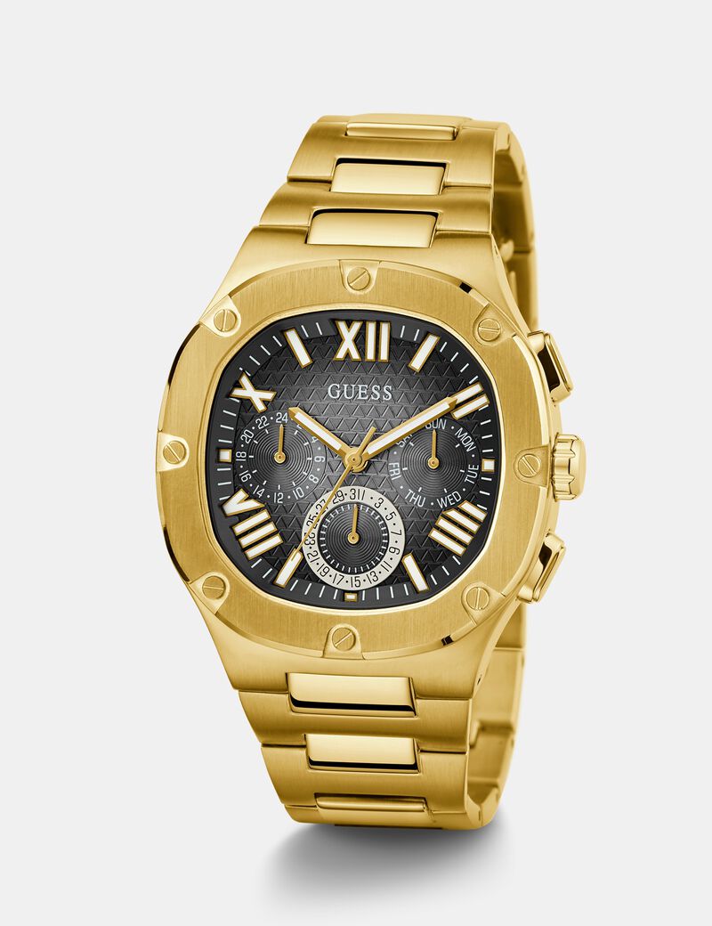Multi-function steel watch