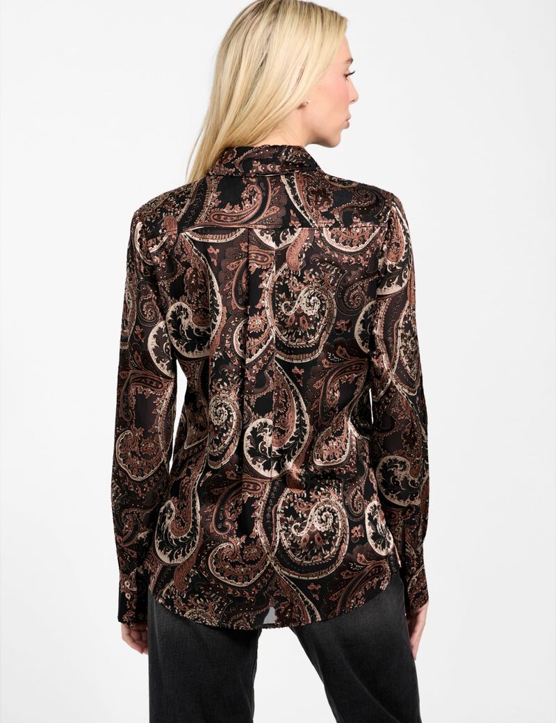 Oversized paisley shirt