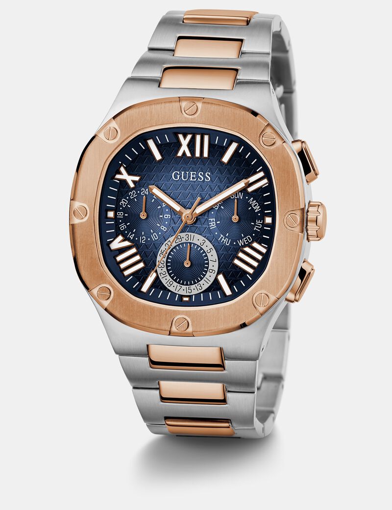 Multi-function steel watch