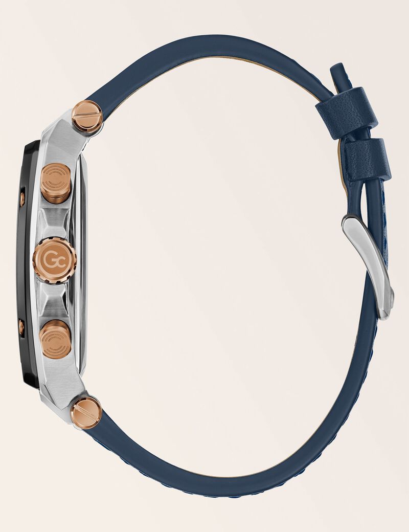 GC genuine leather chronograph watch