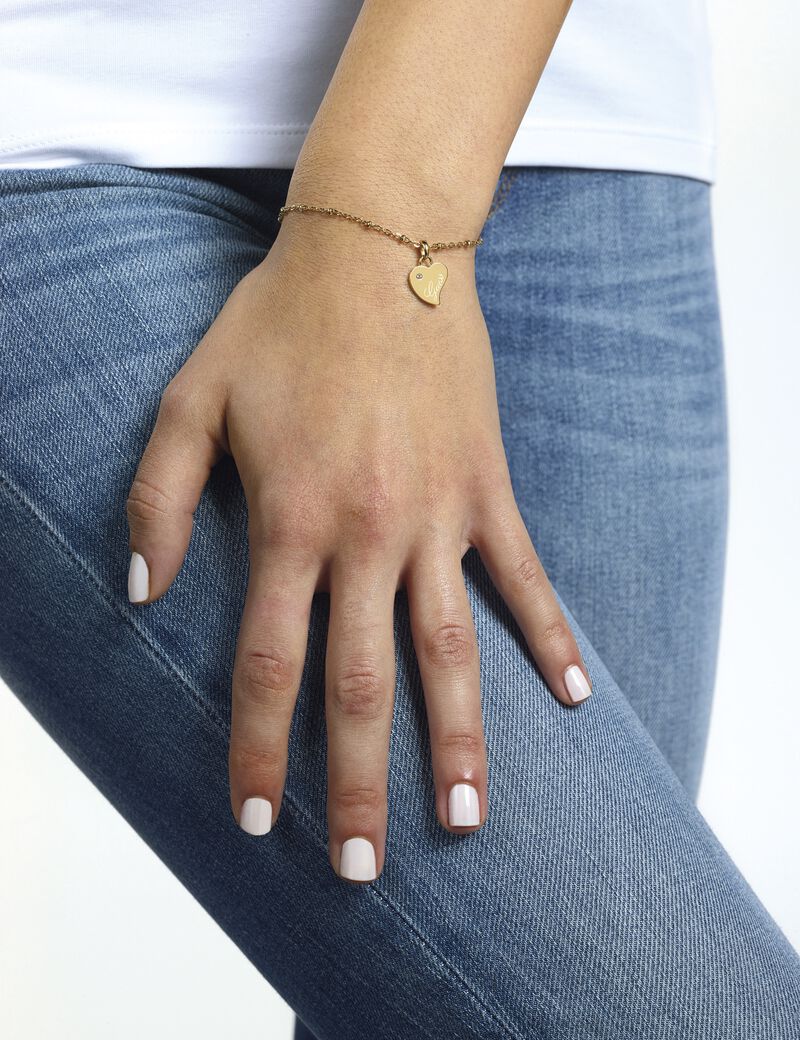 Women's Queen Of Heart Gold Bracelet