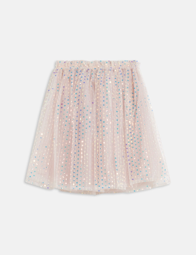 Sequins midi skirt