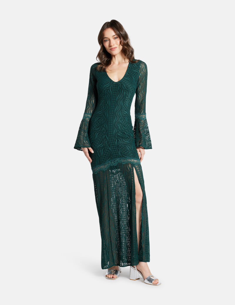 Long sleeve phoenix dress